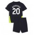 Maillot de foot Manchester City Bernardo Silva #20 Extérieur vêtements enfant 2024-25 Manches Courtes (+ pantalon court)